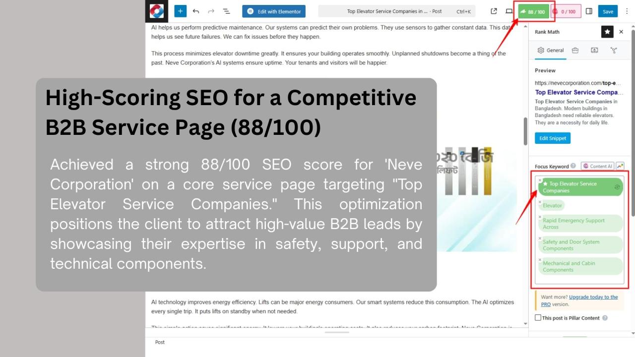 B2B SEO and Performance Growth for Neve Corporation — image 3