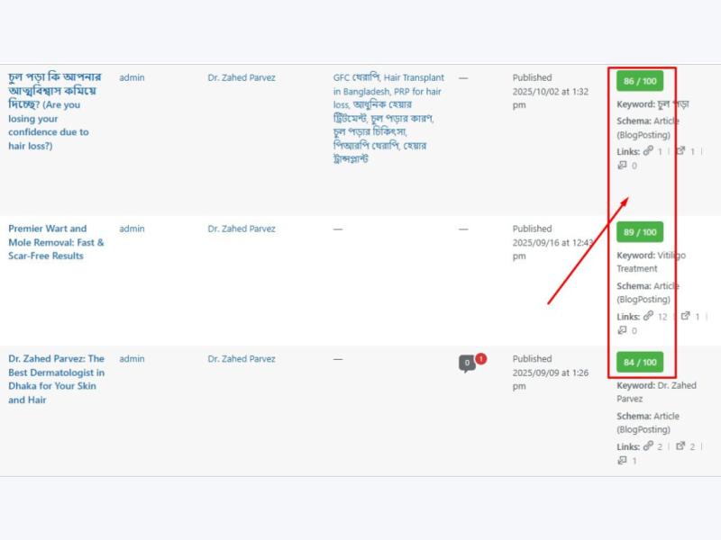Hair & Skin Clinic SEO Acceleration — image 3